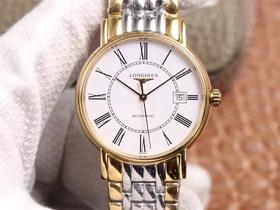 浪qin瑰丽系列L4.921.4 ，历时十个月匠心之作.完美复刻原版开模.所有配件和正品互换通用。男士腕表，精钢表带，自动机械机芯，透底