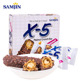 X-5 花生夹心代可可脂巧克力制品144g （4支*3=12支）