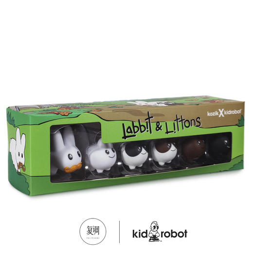 Kidrobot Labbit With Littons 6-Pack 商品图2