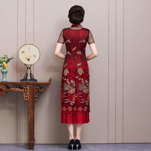 MLY-10982-8夏季婚庆妈妈气质套装大码婚礼服连衣裙 商品图1