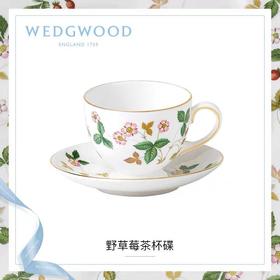 WEDGWOOD玮致活野草莓茶杯碟骨瓷欧式咖啡杯碟下午茶杯茶碟50105504064