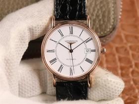 KY浪qin瑰丽系列，Cal.L619全自动超薄机芯，直径38.5mm厚度8mm，所有配件与原装通用，双面蓝宝石水晶玻璃，男士腕表，自动机械机芯，皮表带，透底。