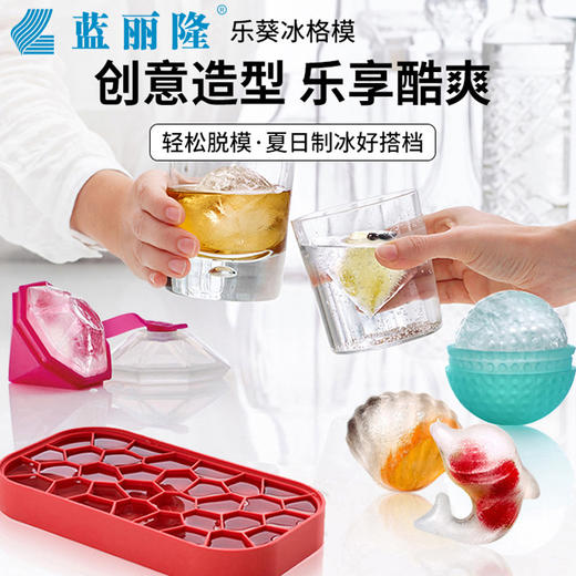 乐葵冰格模具家用自制硅胶套装儿童做冰棒冰棍冰糕的冰格模具 商品图1