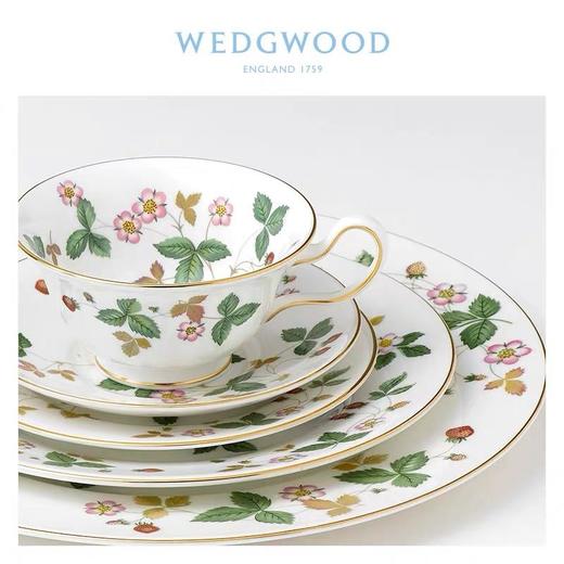WEDGWOOD玮致活野草莓花茶杯碟骨瓷欧式咖啡杯碟下午茶杯茶碟 商品图2