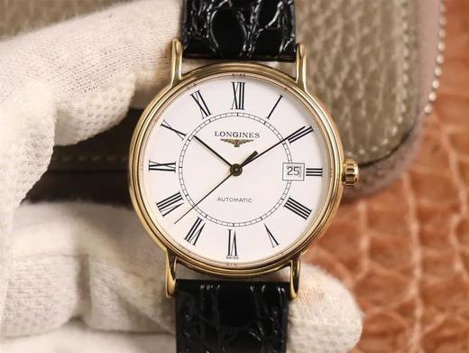 KY浪qin瑰丽系列，Cal.L619全自动超薄机芯，直径38.5mm厚度8mm，所有配件与原装通用，双面蓝宝石水晶玻璃，男士腕表，自动机械机芯，皮表带，透底。 商品图0