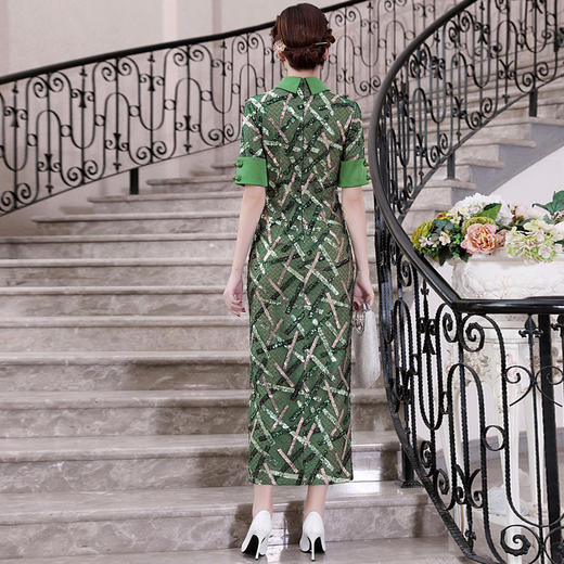 DLQ-A2415新款法式复古显瘦显高气质长裙 商品图2