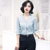 XP-6316XXN韩版职业装2020新款v领短袖工作服 商品缩略图2