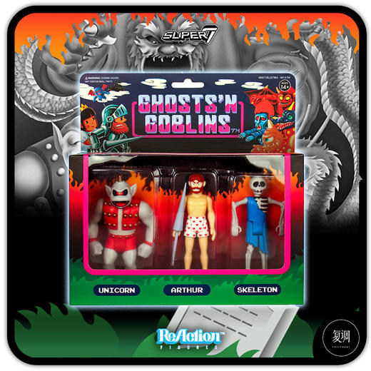 Super7 大魔界村 Ghost n’ Goblins 挂卡套装 商品图1