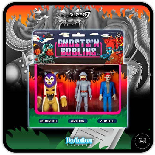 Super7 大魔界村 Ghost n’ Goblins 挂卡套装 商品图2