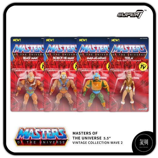 Super7 宇宙巨人希曼 5.5英寸挂卡系列2 商品图0