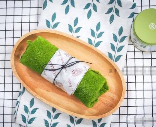 抹茶毛巾卷约250g 商品图0