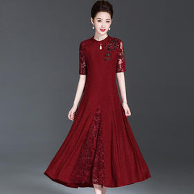 YZL-682喜婆婆结婚礼服2020高贵中年大码妈妈装洋气两件套
