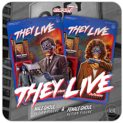 Super7 极度空间 They Live 挂卡 商品图0