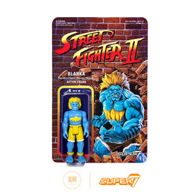 Super7 街头霸王 冠军版 布兰卡 3.75寸 街霸挂卡
