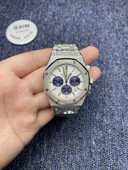 AP爱彼-Audemars Piguet皇家橡树系列“霜金”硬汉男士多功能腕表，搭配进口VK计时石英机芯 
表盘尺寸：41mm12mm 商品图0