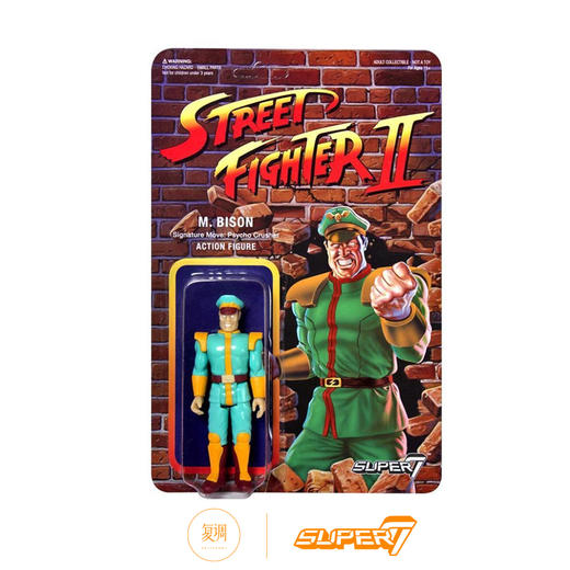 Super7 街头霸王2 冠军版 拜森  3.75寸 街霸挂卡 商品图0