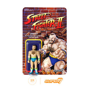 Super7 街头霸王2 冠军版 桑吉尔夫 3.75寸 街霸挂卡