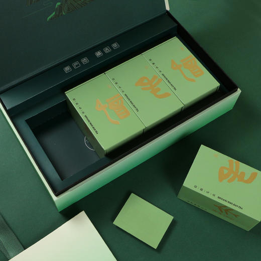 礼盒一件15套，一套28元 ， 一件420元，微雨青山四合一茶叶礼盒容量可装一斤 商品图5