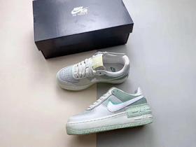 Air Force 1 Shadow 淡墨绿3M 解构系列空军一号低帮马卡龙运动休闲板鞋 CW2655-001 优势推广 目前独家真实内置Solo气垫大底 采用同原厂模具 原纸板开发