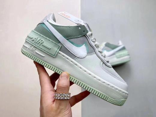 Air Force 1 Shadow 淡墨绿3M 解构系列空军一号低帮马卡龙运动休闲板鞋 CW2655-001 优势推广 目前独家真实内置Solo气垫大底 采用同原厂模具 原纸板开发 商品图3