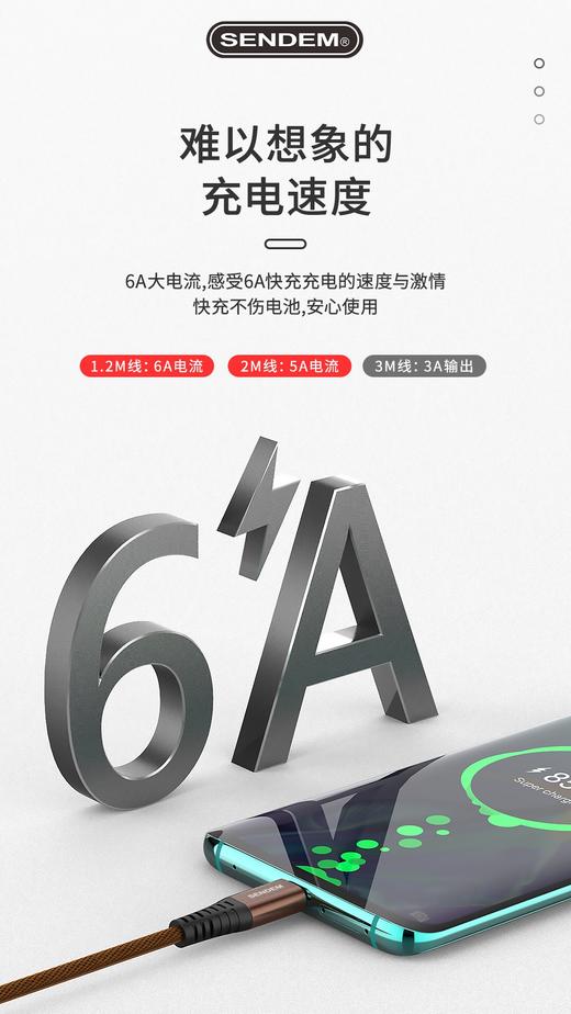 2米金属OPPO VIVO安卓手机数据线通用式安卓智能通用手机数据线 商品图2