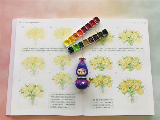 莳花弄草：清新风水彩植物插画入门  9787568057387 华中科技大学出版社 商品图6