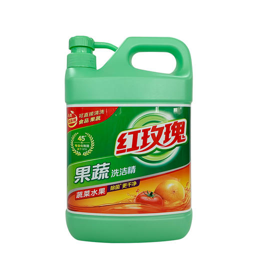 红玫瑰果蔬洗洁精1kg/瓶 商品图0