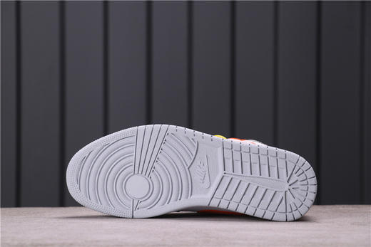 乔1 乔丹1代中帮系列 Air Jordan 1 Mid BHM “EQUALITY” 货号：CW7591-100 乔1中邦海星橙 码数：36-46 商品图2