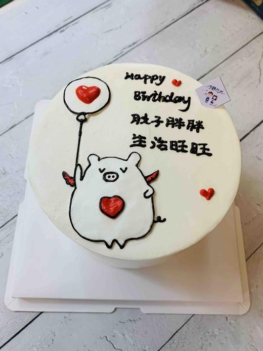 手绘猪猪 肚子胖胖 生活旺旺 下单前请仔细阅读商品详情 商品图1