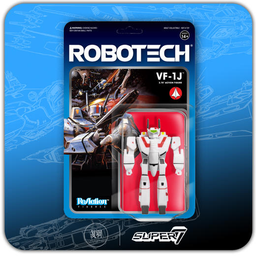 Super7 Robotech 太空堡垒 机甲 机器人 挂卡 复古 商品图2