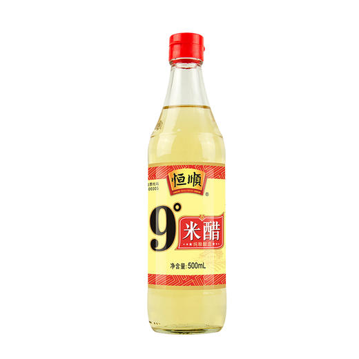 恒顺9°米醋（500mL/瓶） 商品图0