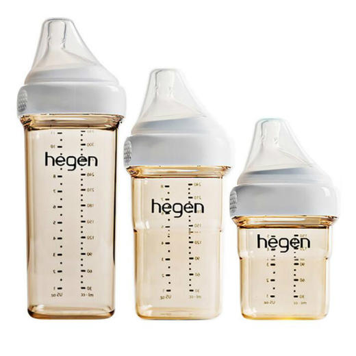 新加坡Hegen新生儿宽口奶瓶PPSU婴儿断奶神器宝宝仿母乳耐摔 商品图0