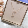 YD-ZSXL夏季锁骨链18k金Au750灵动爱心钻石简约项链女式 正品 商品缩略图1