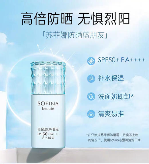 日本SOFINA小蓝花防晒30ml 商品图1