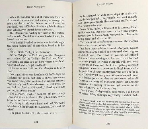 【中商原版】碟形世界40：蒸汽升腾 英文原版 科幻小说 Discworld Novel 40 Raising Steam Terry Pratchett 特里普拉切特 商品图5