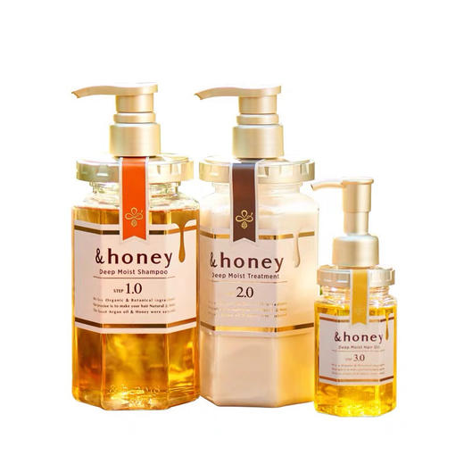 日本Honey安蒂花子蜂蜜洗发护发 商品图3