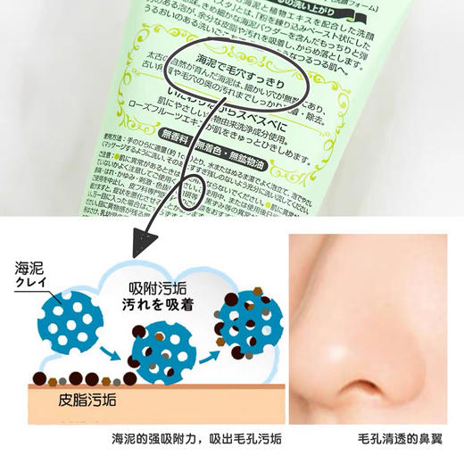 日本Rosette海泥洗面奶120g 商品图3