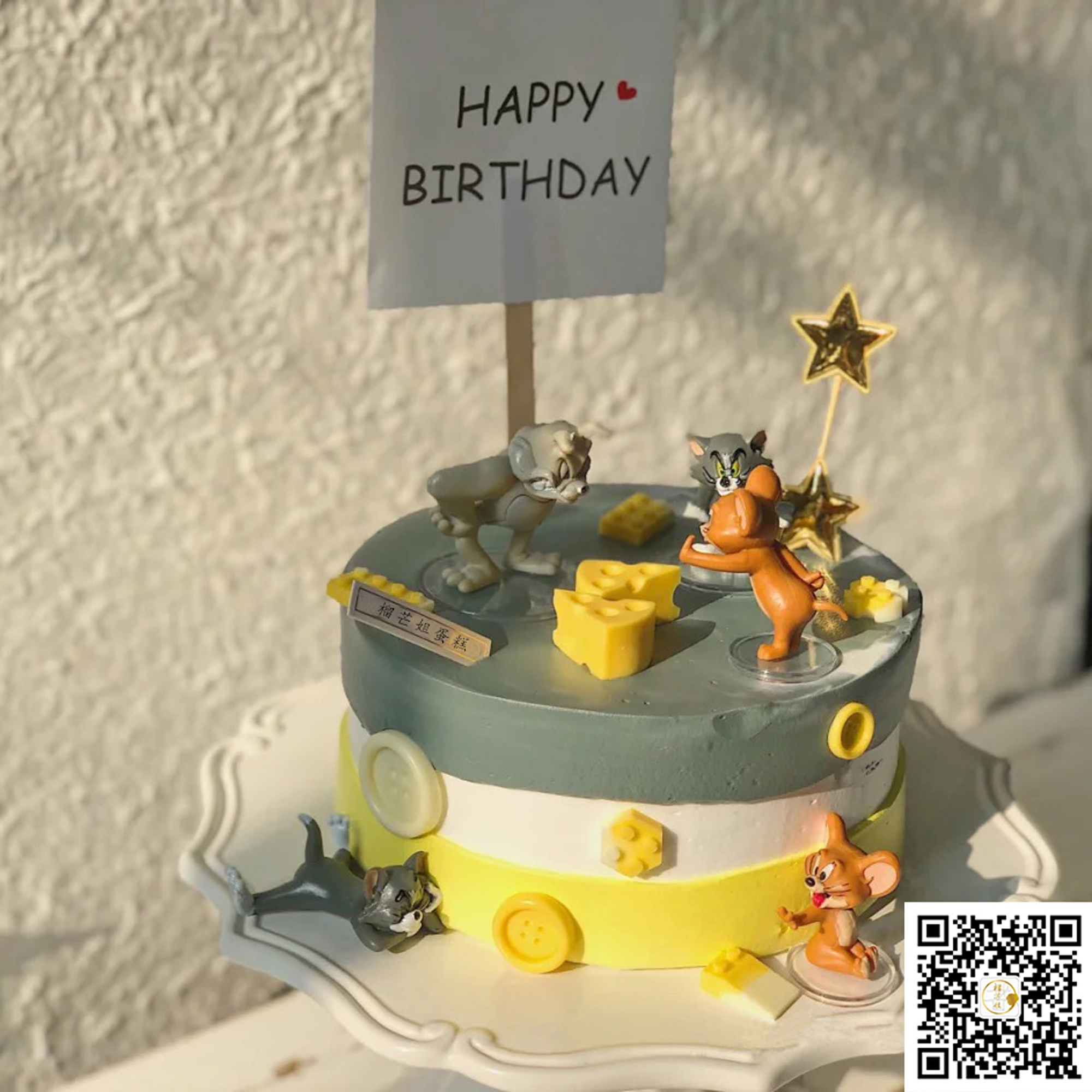 【猫和老鼠】-生日蛋糕/儿童蛋糕