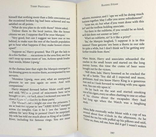 【中商原版】碟形世界40：蒸汽升腾 英文原版 科幻小说 Discworld Novel 40 Raising Steam Terry Pratchett 特里普拉切特 商品图4