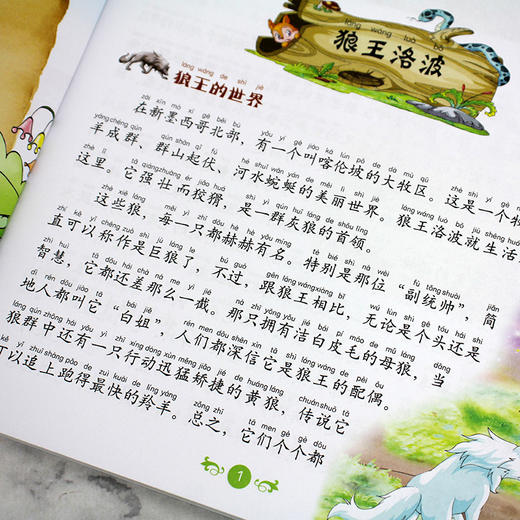 少儿读经典 西顿动物记注音版0-3-8学龄前儿童识字亲子读物课外书儿童文学名家经典书系少儿读物课外儿童故事书大全少儿文学经典读 商品图1