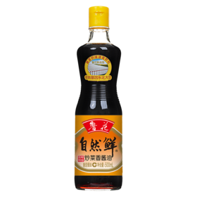鲁花自然鲜炒菜香酱油（500mL/瓶）