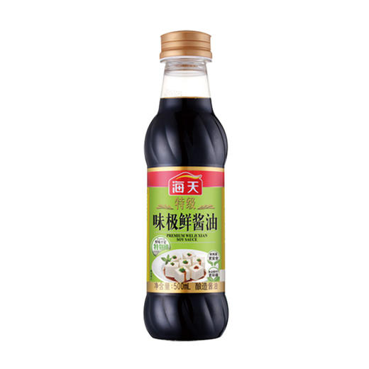 海天特级味极鲜酱油（500mL/瓶） 商品图0