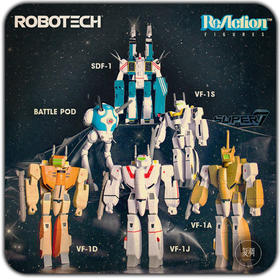 Super7 Robotech 太空堡垒 机甲 机器人 挂卡 复古