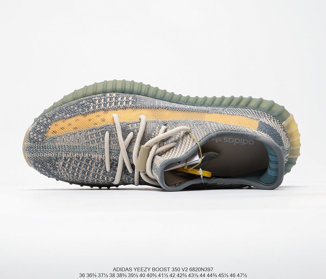 阿迪达斯adidas yeezy boost 350v2 "灰蓝口香糖"休闲时尚百搭舒适