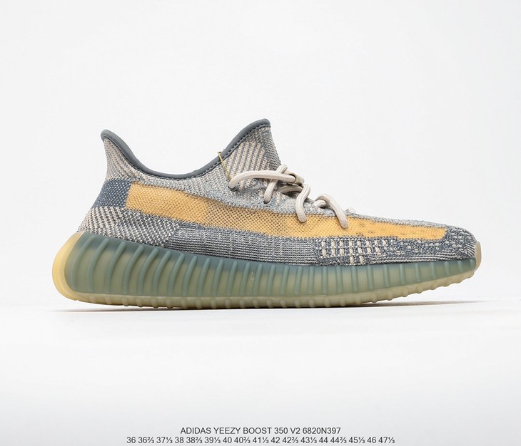 阿迪达斯adidasyeezyboost350v2灰蓝口香糖休闲时尚百搭舒适个性慢跑