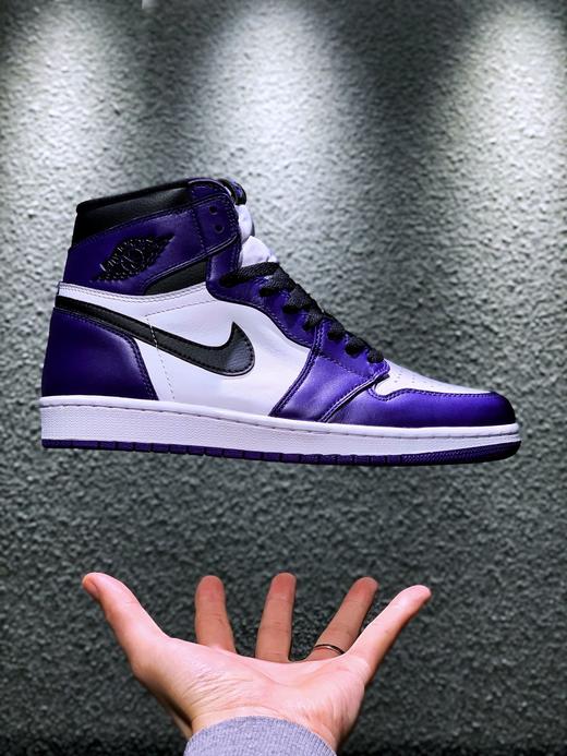 全头层 公司级 Nike Air Jordan 1 AJ1 白紫脚趾 白紫葡萄 高帮 低帮 货号：555088-500 尺码：36--46 商品图0