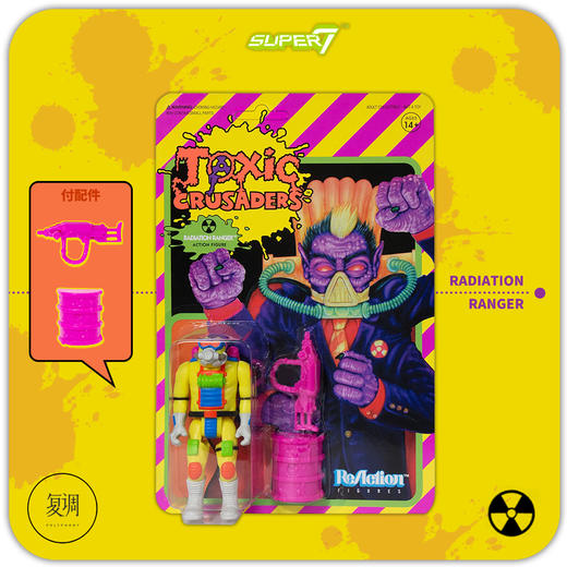 Super7 毒魔复仇 禁毒卫士 Toxic crusaders 挂卡 商品图4