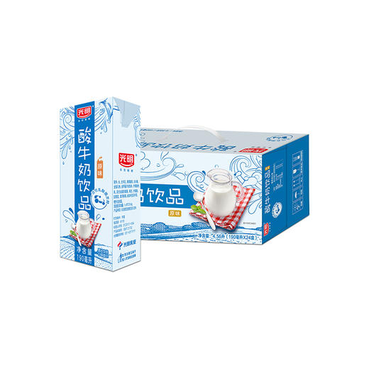 光明酸牛奶饮品（190mL*24/提） 商品图0