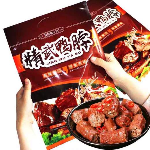 我是鲁小宝香辣鸭脖238g 商品图0