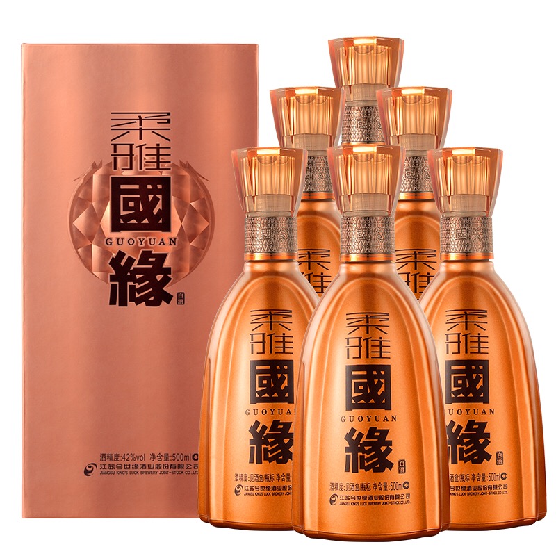 42度国缘柔雅 500ml/瓶 dfmdjy